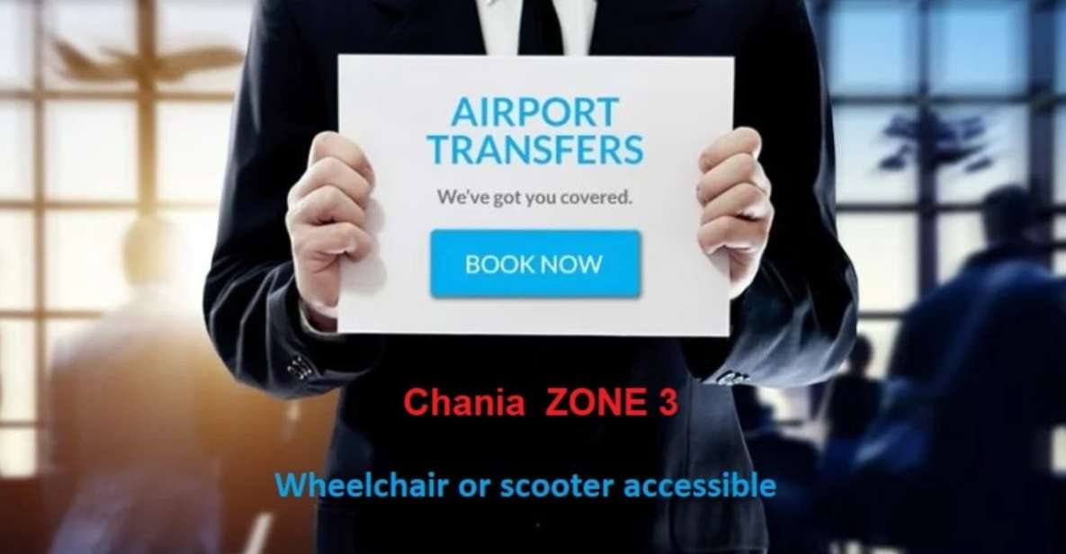 Chania Airport (Chq) To/From Chania Suburbs- Zone 3 - Booking Information