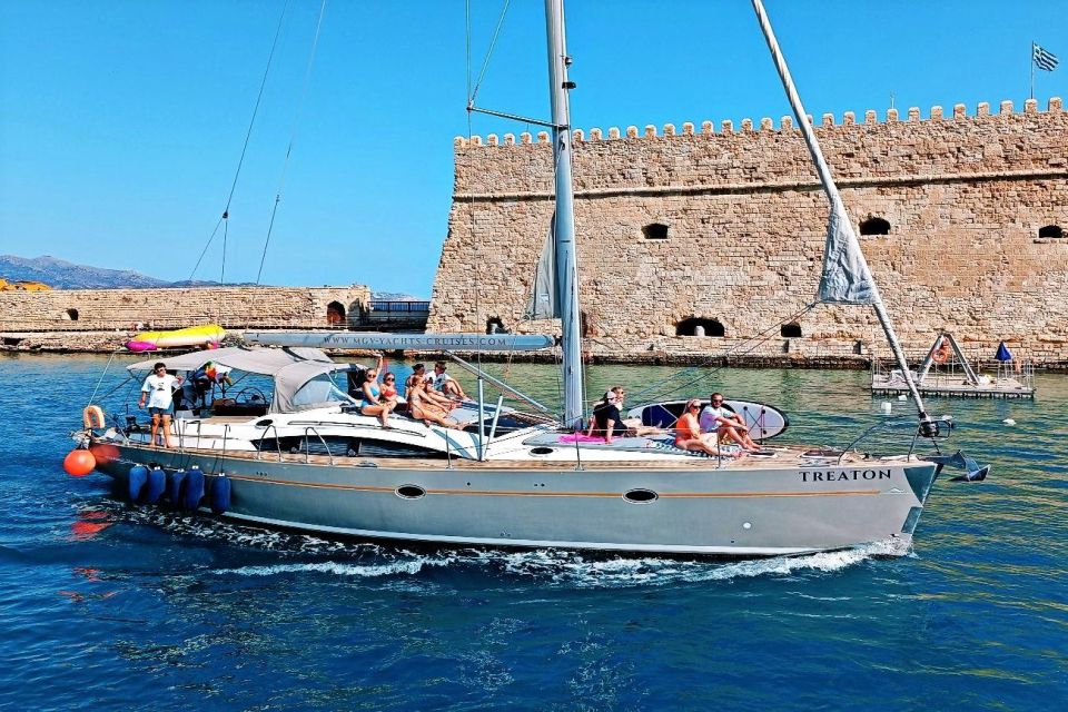 Heraklion: Luxury Sailing Trip to Dia Island-Up to 14 Guests - Itinerary