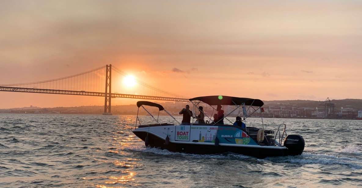 Lisbon: 2-Hour Private Boat Tour With 6 Bottles of Champagne - Inclusions and Exclusions