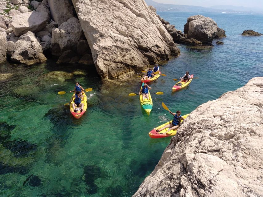 Marseille: Blue Coast Calanques Half-Day Kayak Tour - Itinerary and Activities