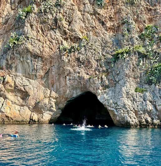 Nice: Mala Caves, Villefranche & Snorkeling Boat Tour - Itinerary