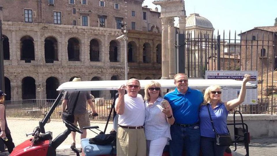 Rome Private Golfcart Tour - Tour Experience