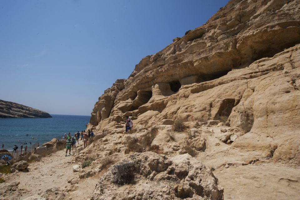 Crete: Matala Beach and Hippie Caves, Red Beach - Inclusions, Exclusions, and Important Information