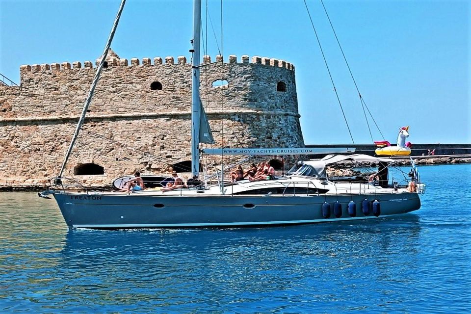 Heraklion: Luxury Sailing Trip to Dia Island-Up to 14 Guests - Highlights