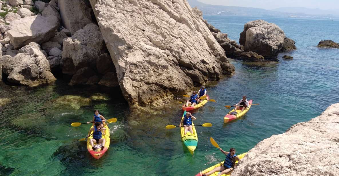 Marseille: Blue Coast Calanques Half-Day Kayak Tour - Whats Included and Rentals