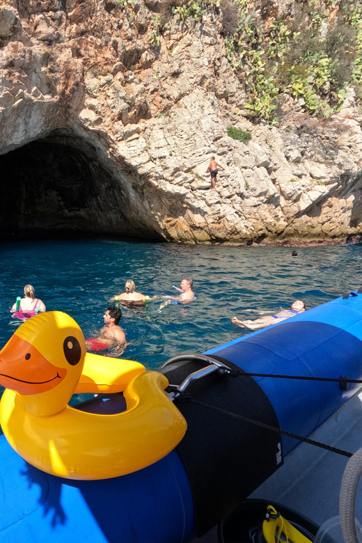 Nice: Mala Caves, Villefranche & Snorkeling Boat Tour - Experience Description