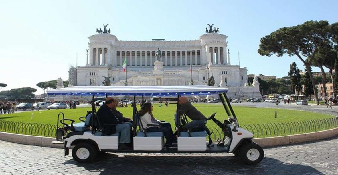 Rome Private Golfcart Tour - Exclusive Experiences