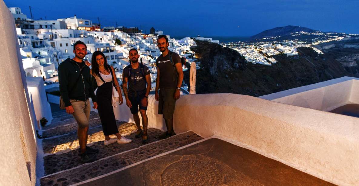 Santorini: Night Hike, Wine Tasting, and Greek Dinner - Inclusions