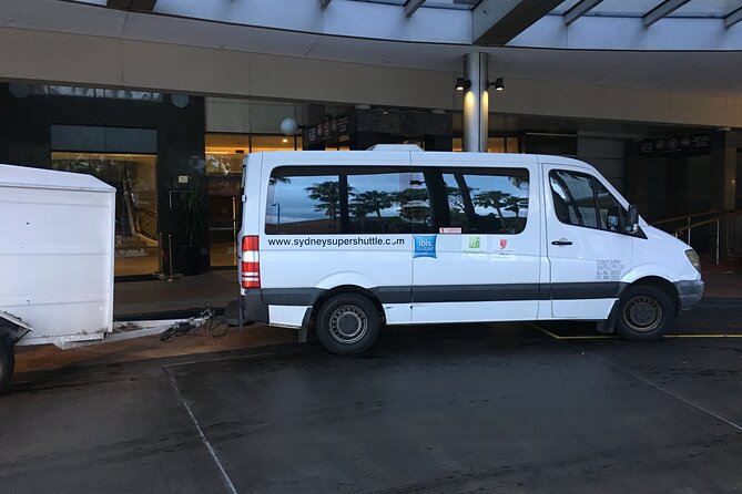 Sydney Airport to Sydney CBD Shared Ride Seat in Vehicle Shuttle Transfer - Airport Terminal Pickup Points