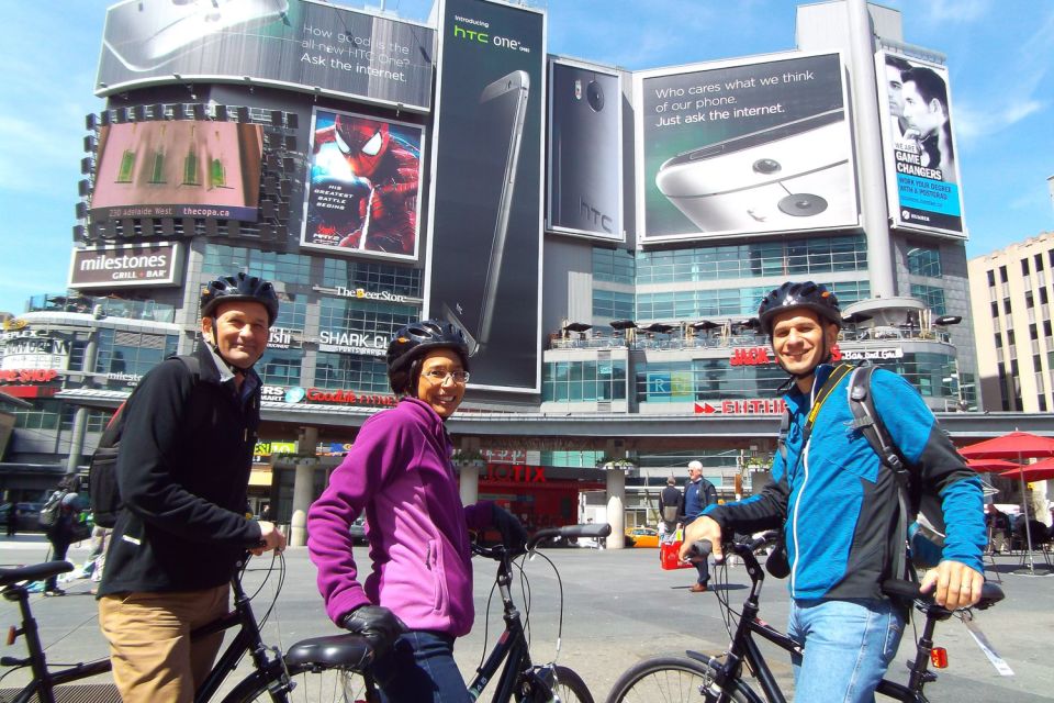 Toronto: Heart of Downtown 3.5-Hour Bike Tour - Tour Inclusions