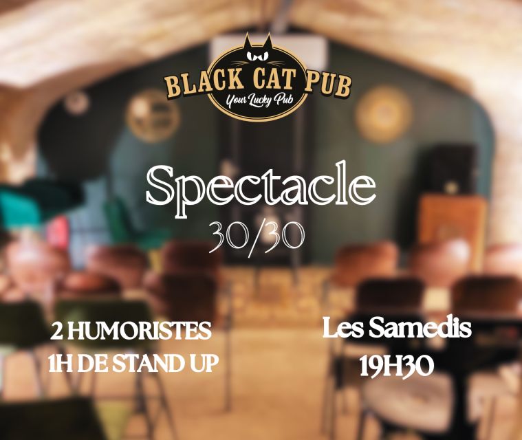 The Black Cat Comedy Club - Food and Drink Options Available