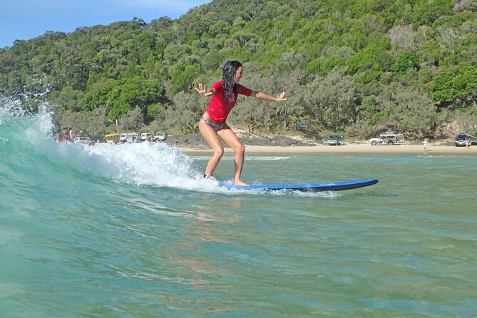 Epic Surf Lesson and 4WD Adventure to Australias Longest Wave Rainbow Beach QLD - Small Group Surfing Adventure