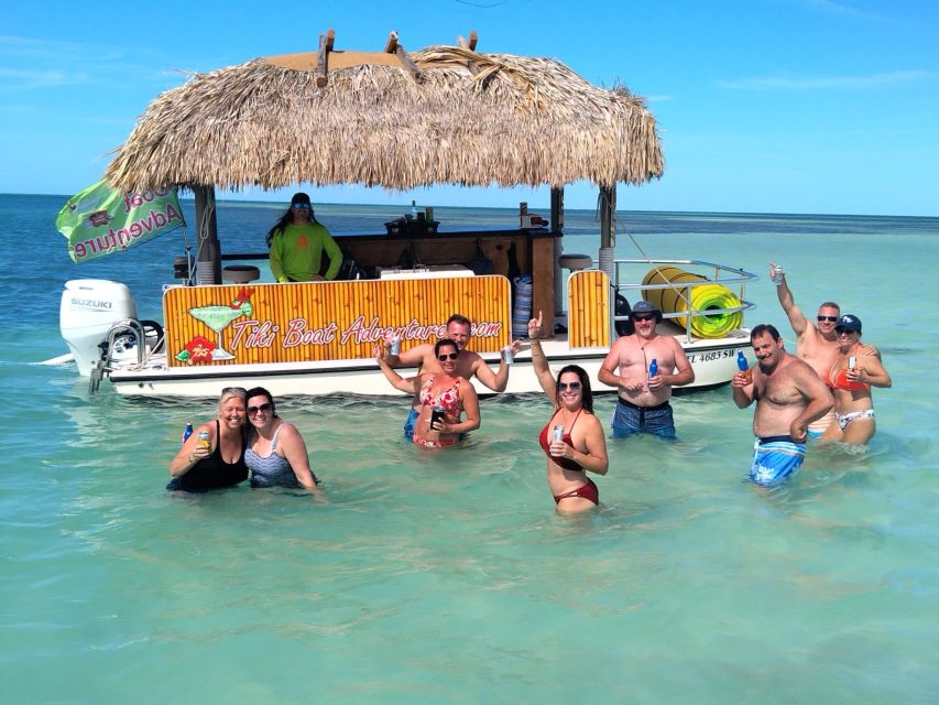 Key West: Private Tiki Bar Party Boat & Mini Sandbar - Booking Information