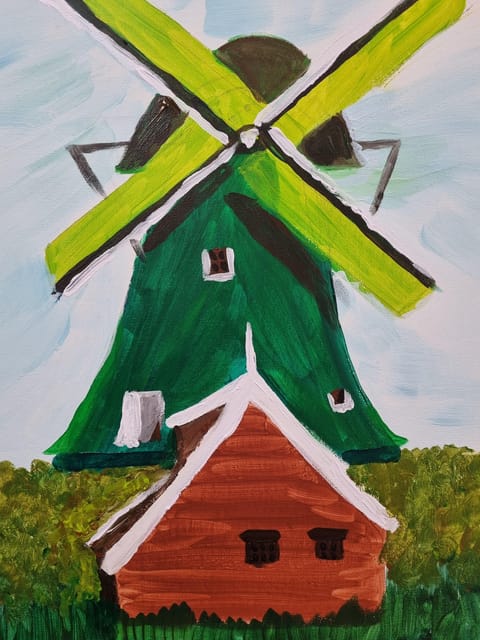 Zaandam: Paint a Dutch Windmill in a Cosy Atelier - Artistic Exploration