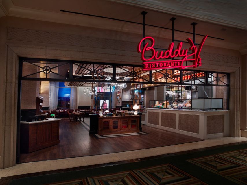 Las Vegas: Buddy V's Ristorante Lunch and Helicopter Flight - Common questions