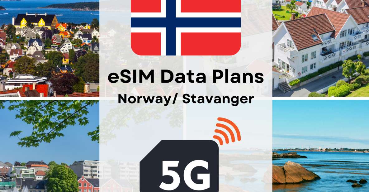 Stavanger : Esim Internet Data Plan for Norway 4g/5g - Secure Internet Connection Benefits