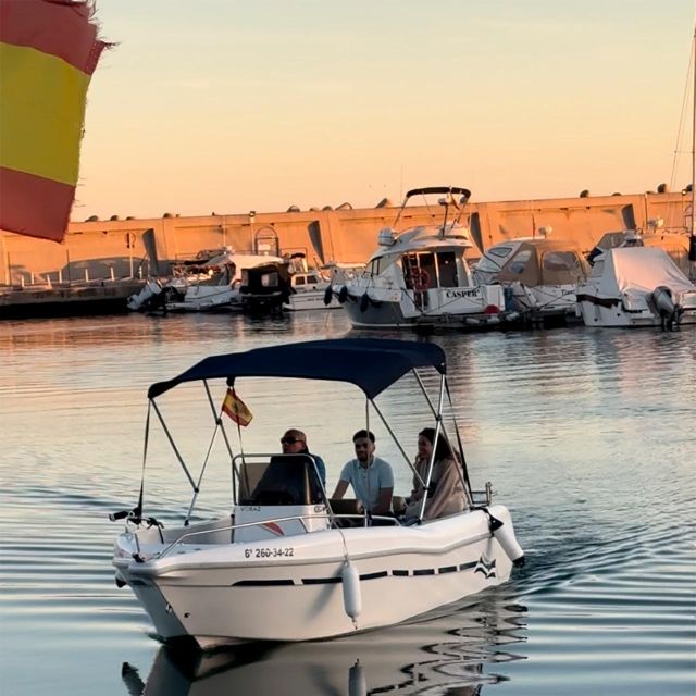 Benalmádena: Boat Rental Without License Costa Del Sol - Location Options and Itinerary