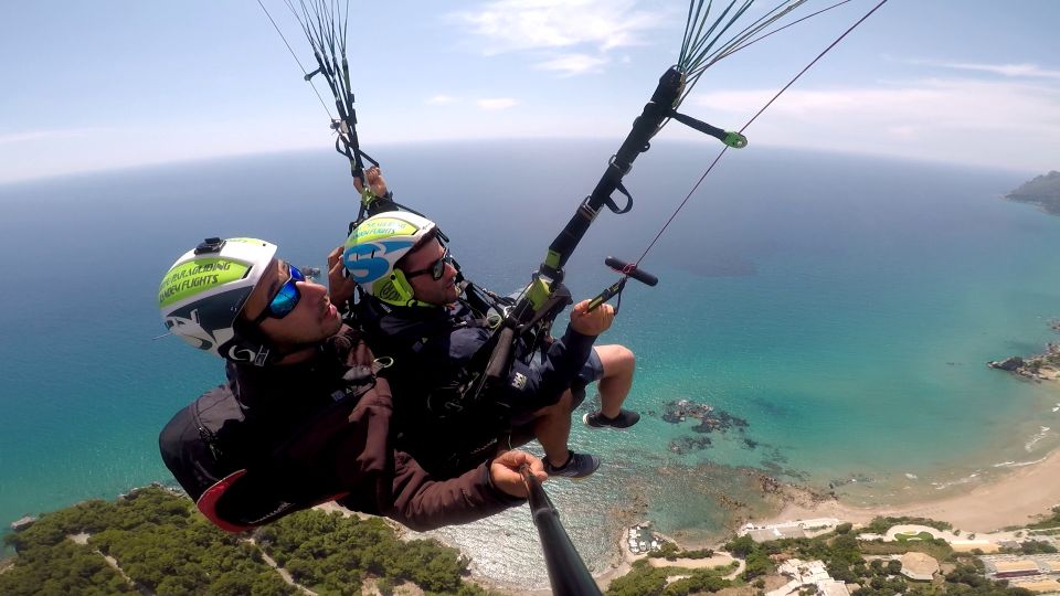 Corfu: Paragliding Tandem Flight Above Pelekas Town - Key Points