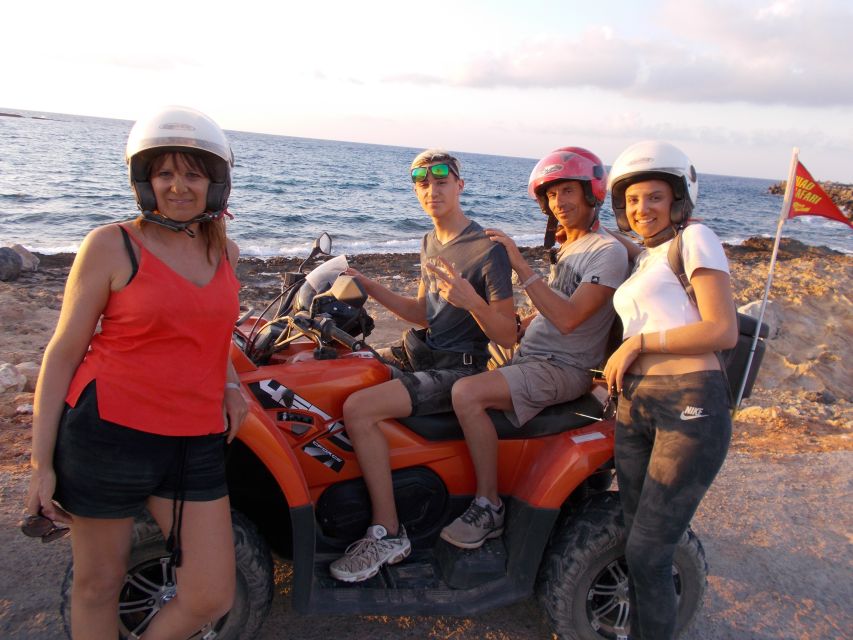 From Hersonissos and Malia: Sunset Quad Safari - Key Points