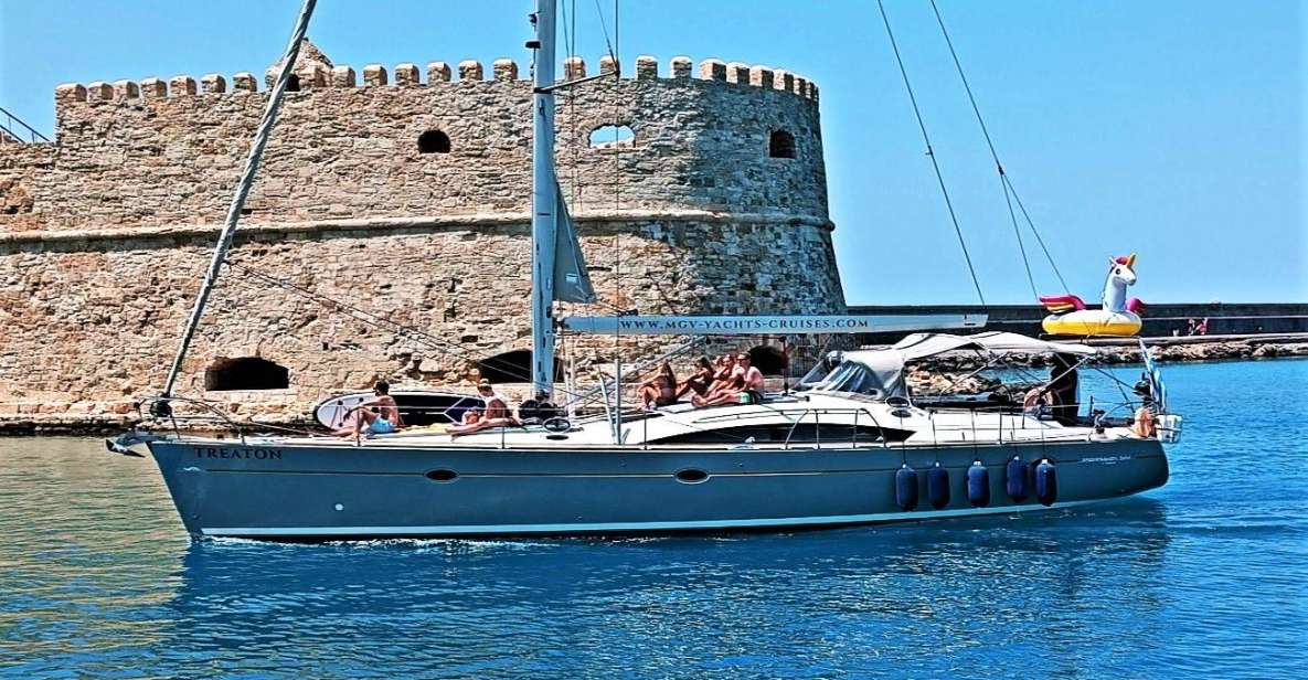 Heraklion: Luxury Sailing Trip to Dia Island-Up to 14 Guests - Key Points