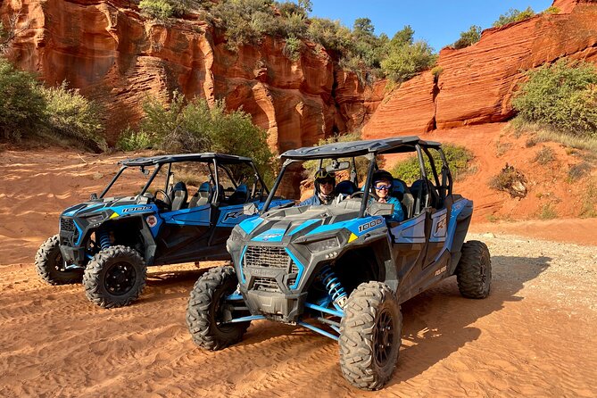 YOU DRIVE!! Guided 4 Hr Peek-a-Boo Slot Canyon ATV Tour - Key Points