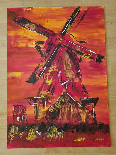 Zaandam: Paint a Dutch Windmill in a Cosy Atelier - Key Points