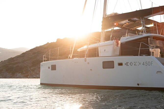 Agios Nikolaos Evening Catamaran Cruise in Mirabello With Dinner - Booking Details