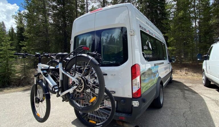 Banff: 4-Hour E-Bike and Walking Tour in Johnston Canyon