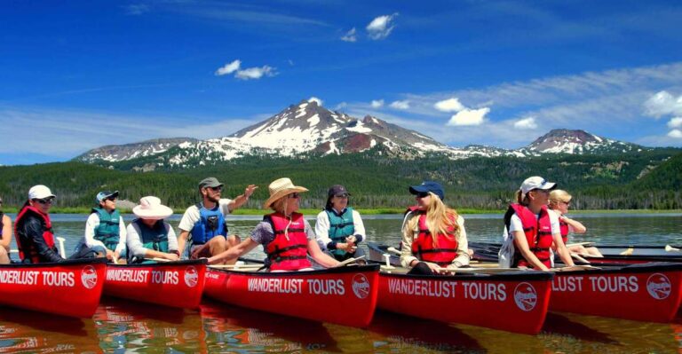 Bend: Half-Day Brews & Views Canoe Tour on the Cascade Lakes