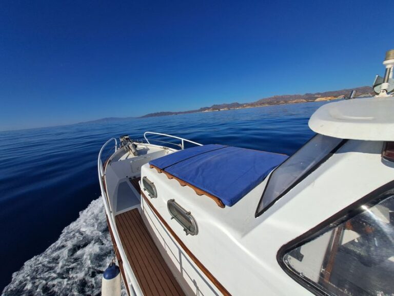 Boat Trip in Garrucha, Mojácar, Vera, Carboneras.