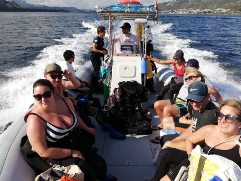 Cannigione: Private Dinghy Tour to Caprera With Scuba Diving