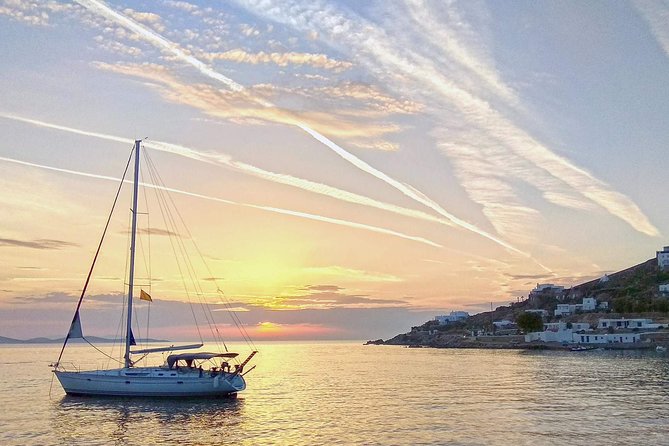 Mykonos Alternative Sunset Sail Aperitivo for Adults-Only (Free Transfers) - Booking Information