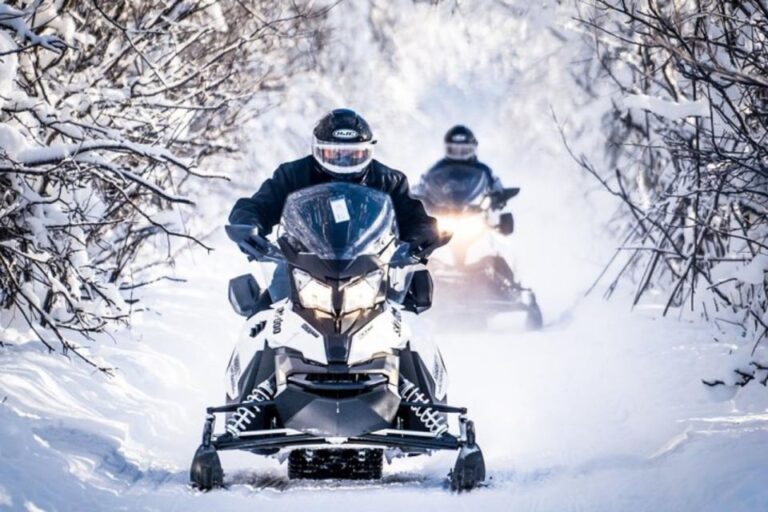 North Pole Alaska: Guided Fairbanks Snowmobile Tour