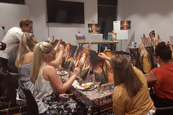 Paint and Sip BYO in Brisbane CBD Friday Night - What to Expect From the Event