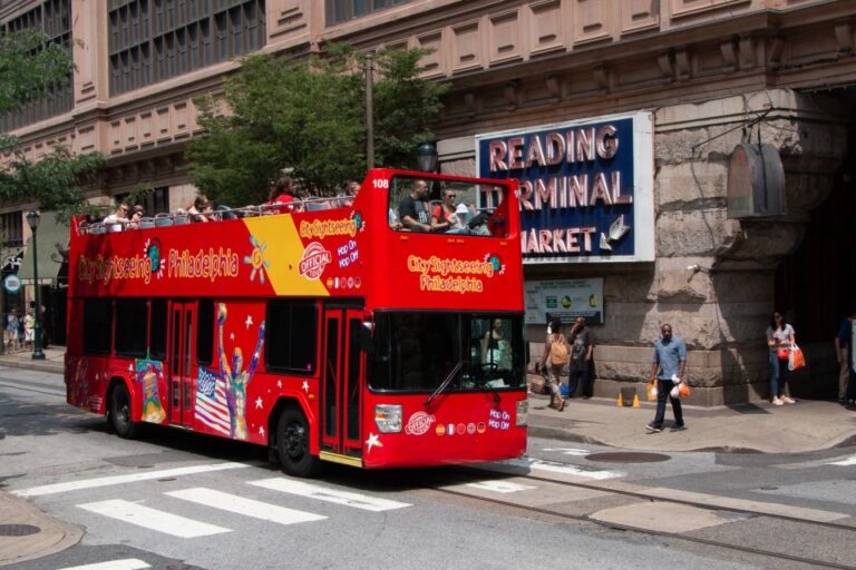 Philadelphia: Double-Decker Hop-on Hop-off Sightseeing Tour