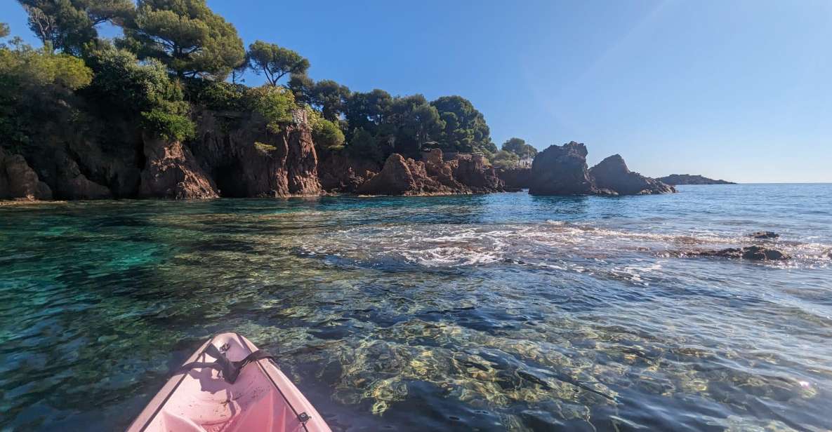 Rando Kayak Agay Guided Visit - Explore Esterel Massif by Kayak