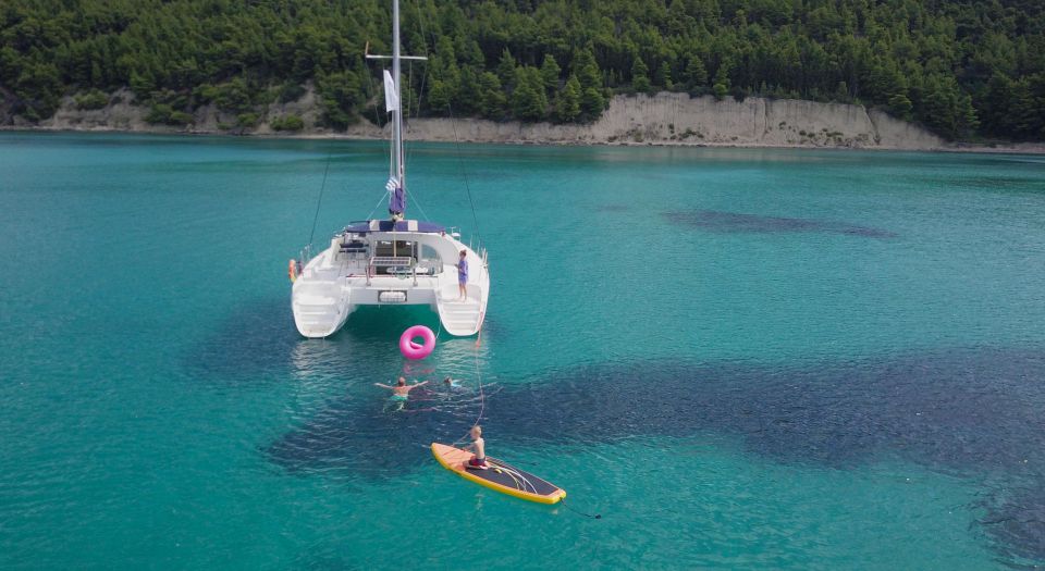 Corfu: Half Day Private Cruise on Lagoon Catamaran - Cruise Features