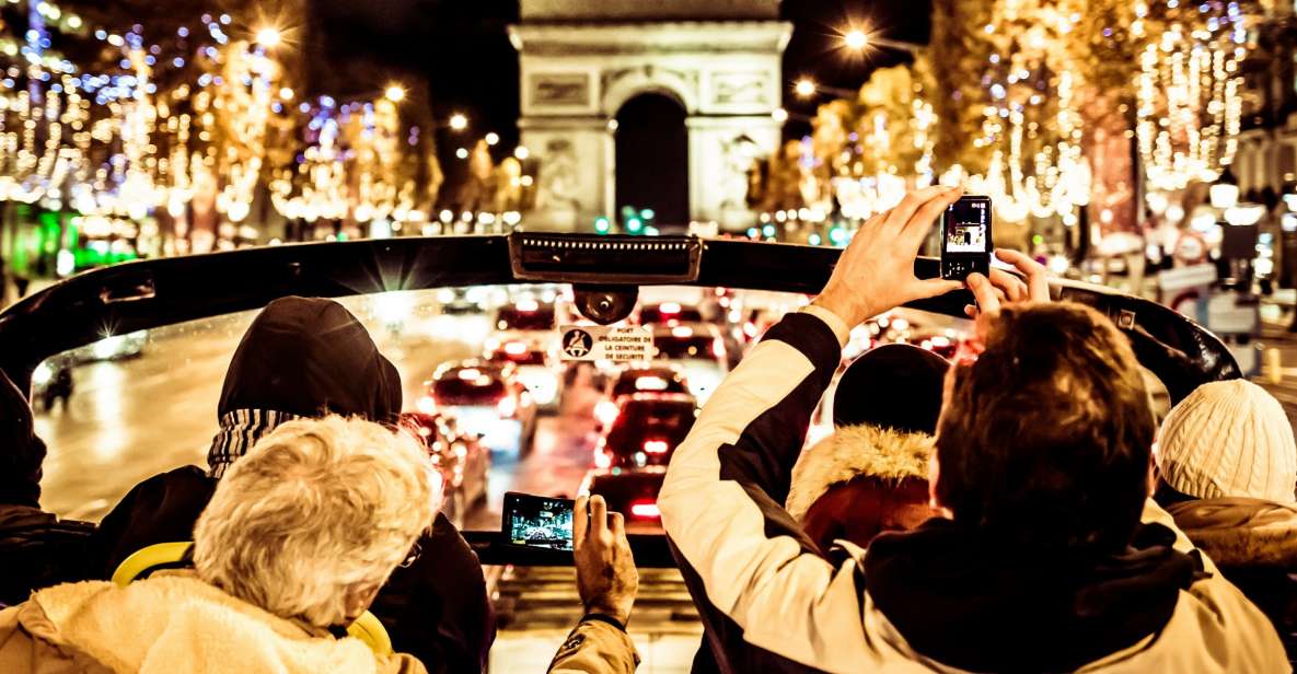 Paris: Open-Top Christmas Bus Tour - Christmas Lights and Landmarks