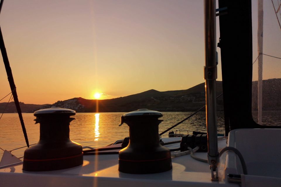 Santorini: Morning or Sunset Cruise With Gourmet Meal - Duration and Reviews