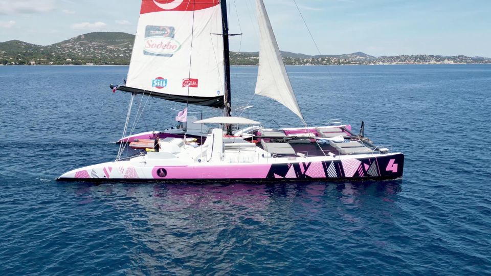 Cap Taillat Catamaran Full Day From Saint Tropez - Booking Information