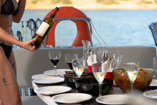 Agios Nikolaos Evening Catamaran Cruise in Mirabello With Dinner - Reviews and Ratings