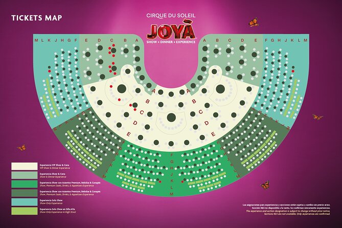 Cirque Du Soleil JOYA Admission Tickets - Cancellation Policy and Reviews