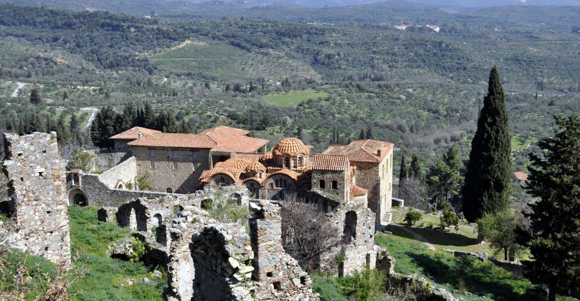 Mystras Castle Town, Sparta, Olive Museum Private Day Tour - Not Included