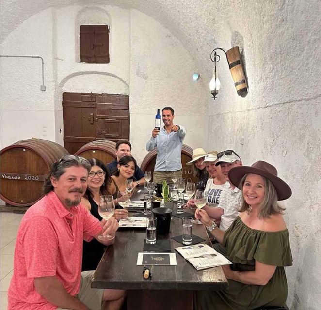 Santorini: Wine Adventure in 3 Wineries and 12 Wine Tastings - Common questions