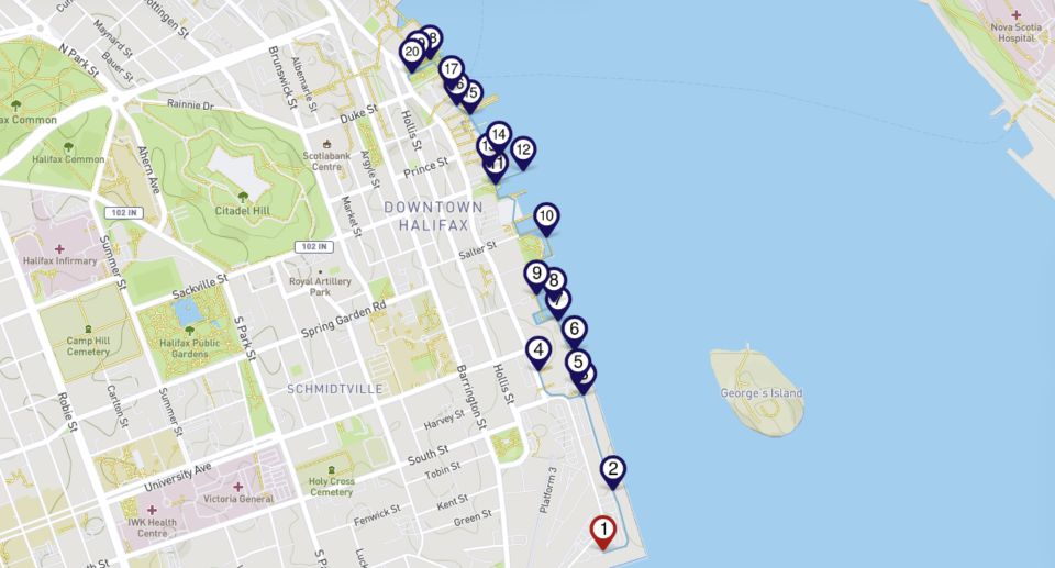 Halifax Boardwalk and Seaport: Smartphone Audio Tour - Important Information