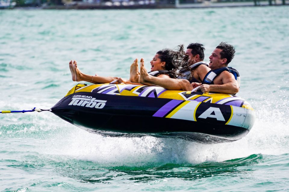 Miami Beach: Aqua Excursion - Flyboard Tubing Boat Tour - Tour Duration