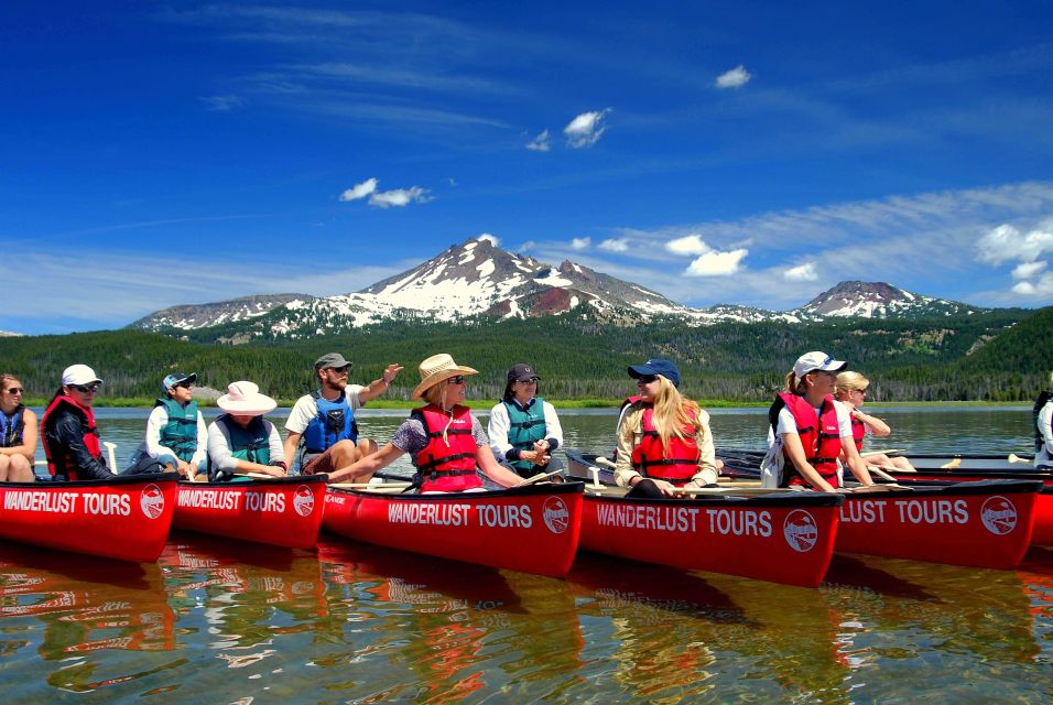 Bend: Half-Day Brews & Views Canoe Tour on the Cascade Lakes - Tour Description