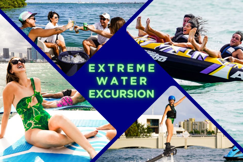 Miami Beach: Aqua Excursion - Flyboard Tubing Boat Tour - Key Points